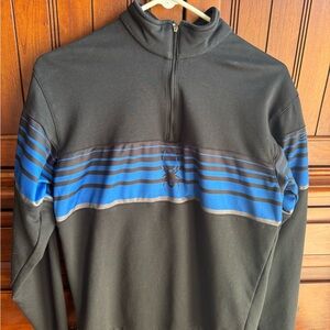 Snyder Black and Blue Quarter-Zip Pullover